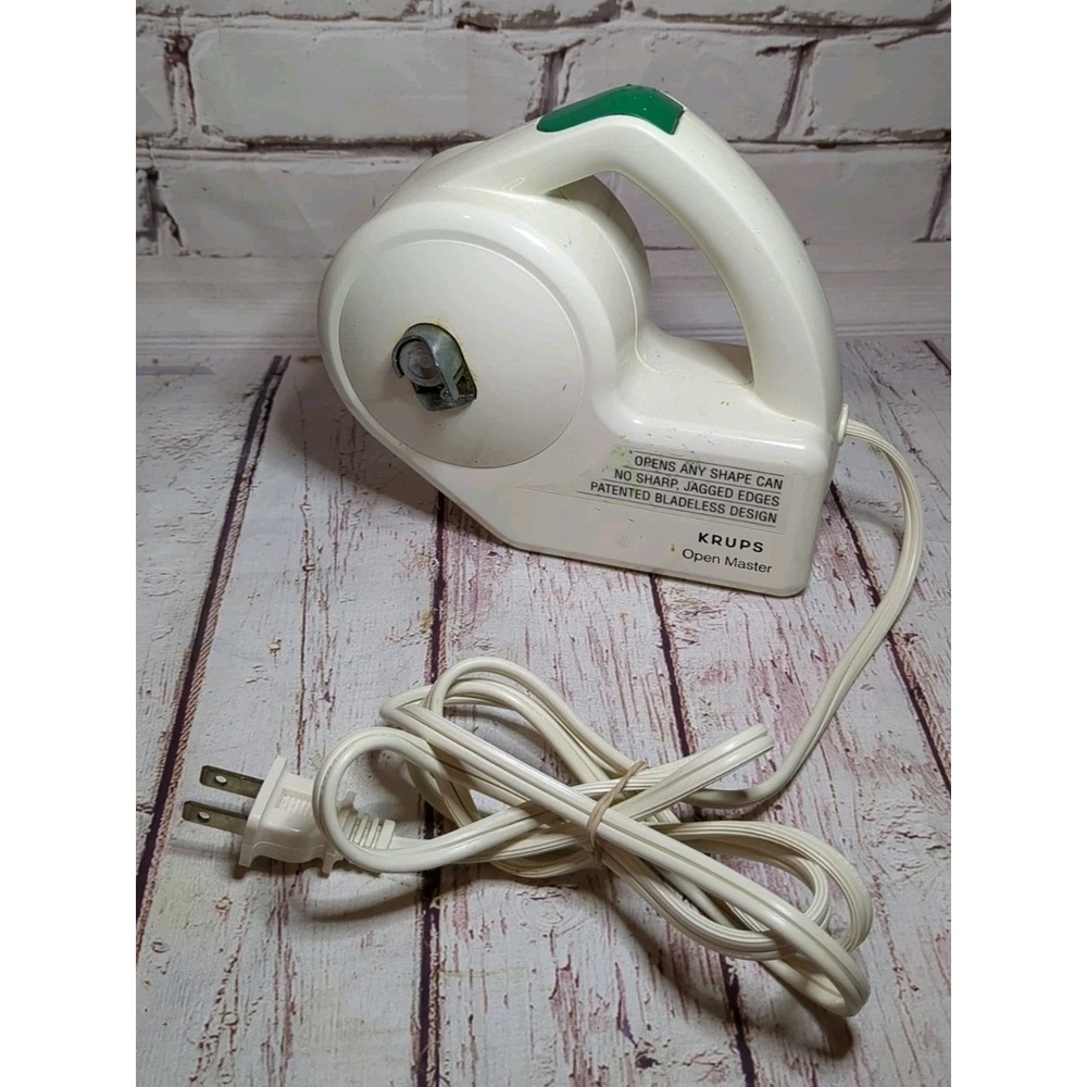 KRUPS‎ Open Master Electric Can Opener Model 404 White  120V